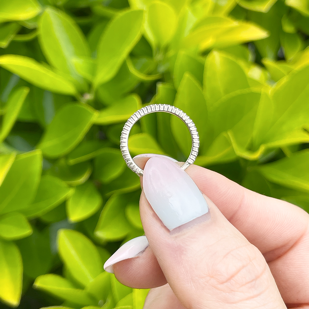 1mm 다이아 가드링 레이어드반지